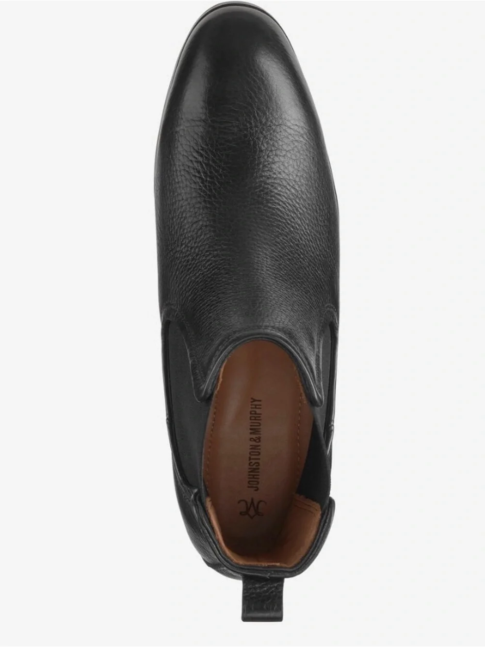 Johnston & Murphy Black Leather Chukka Chelsea Boot